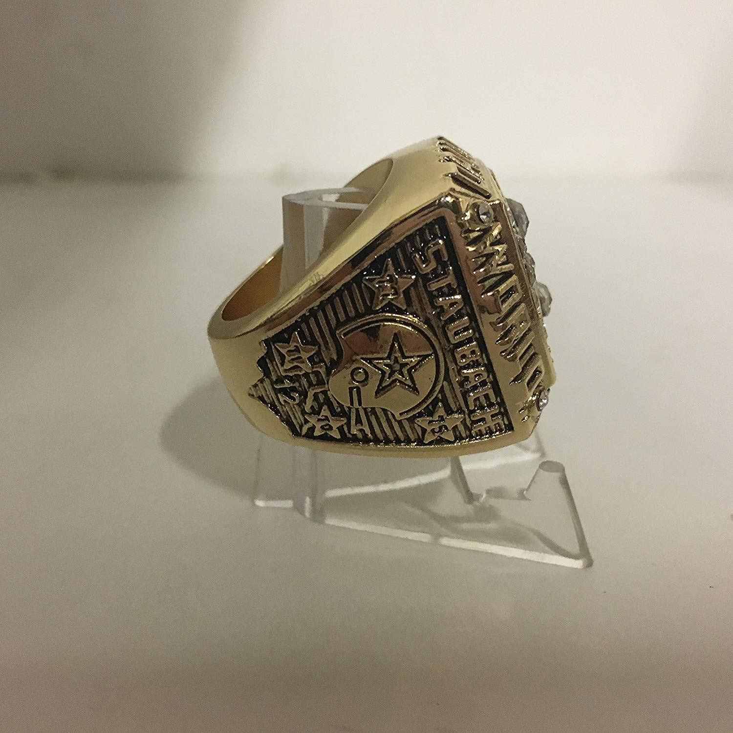 Lot Detail - 1975 Dallas Cowboys NFC Championship Salesman's Sample Ring -  Roger Staubach