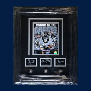 Raiders All-Time Greats Wall Art – Gold & Silver Pawn Shop