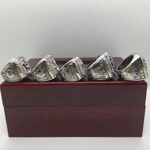 5 Pcs Cowboys Rings Dallas Cowboys Super Bowl Championship Rings with Box  SILVER