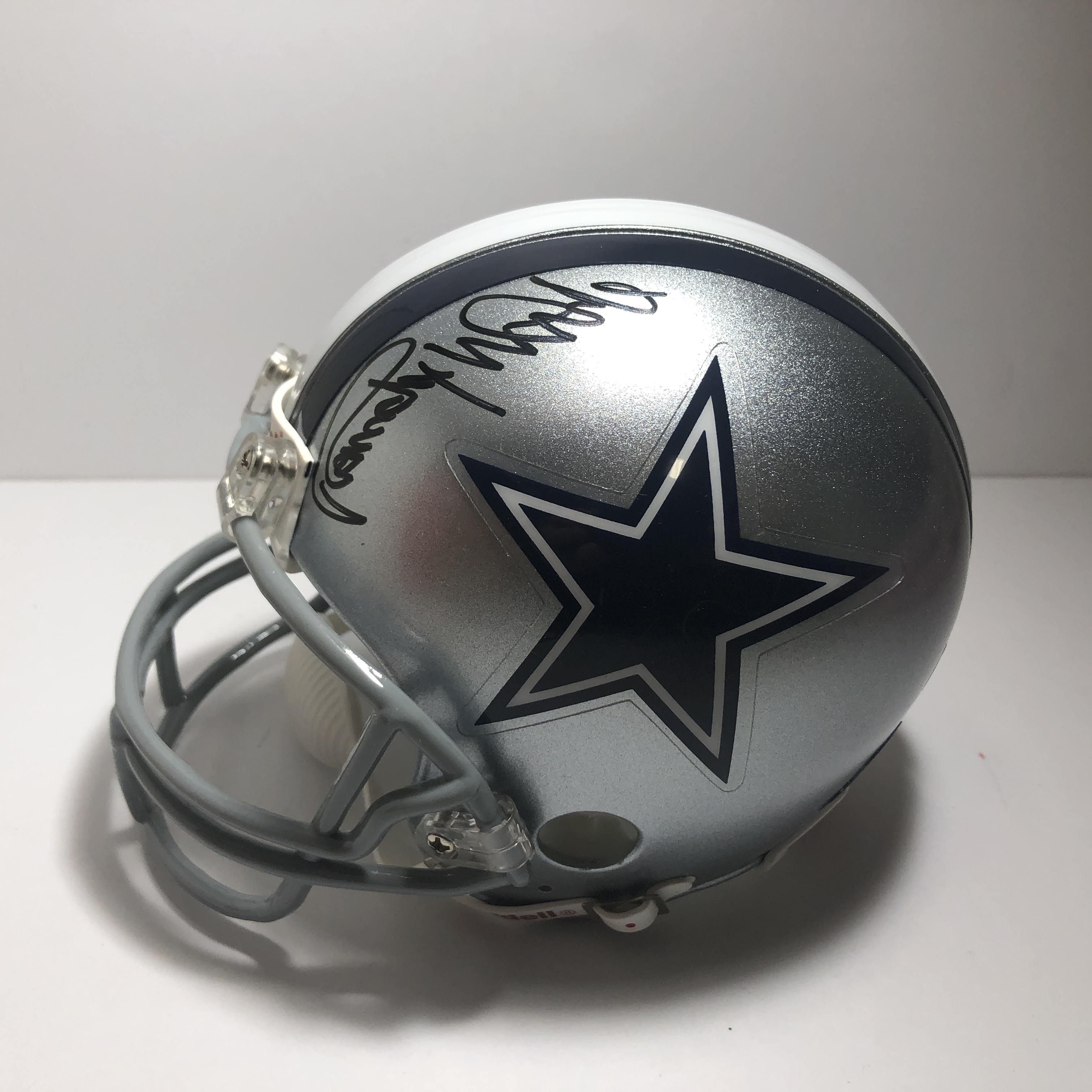 Signature Collectibles RANDY WHITE AUTOGRAPHED HAND SIGNED DALLAS COWBOYS  MINI HELMET