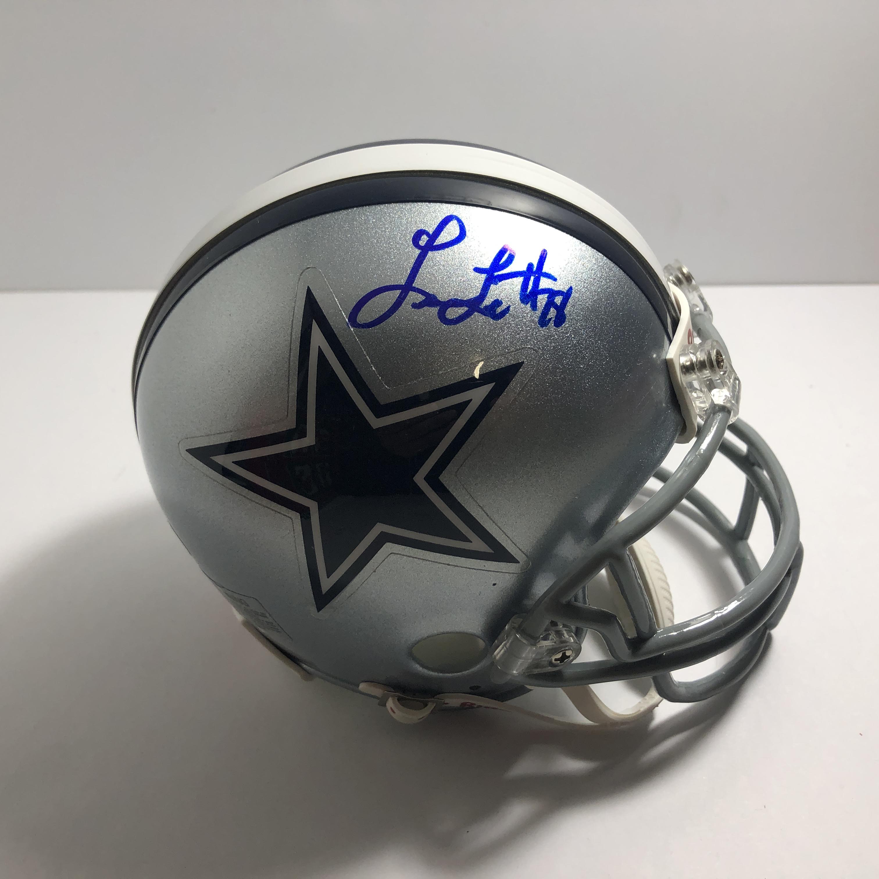 Leon Lett #78 Signed Dallas Cowboys Mini Helmet (Victory Collectibles COA)  · The Cowboy House