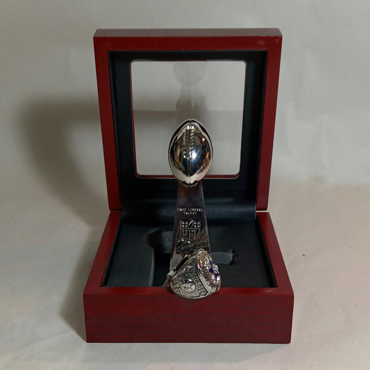 Set of 54 Replica Super Bowl Rings W/ 2 Display Box for Super Bowls 1-61-  1966-2019 Various Sizes · The Cowboy House